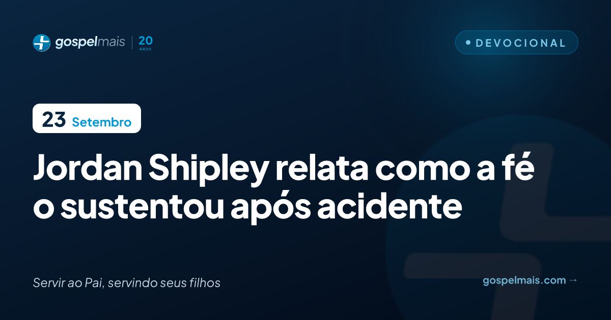 Jordan Shipley relata como a fé o sustentou após acidente
