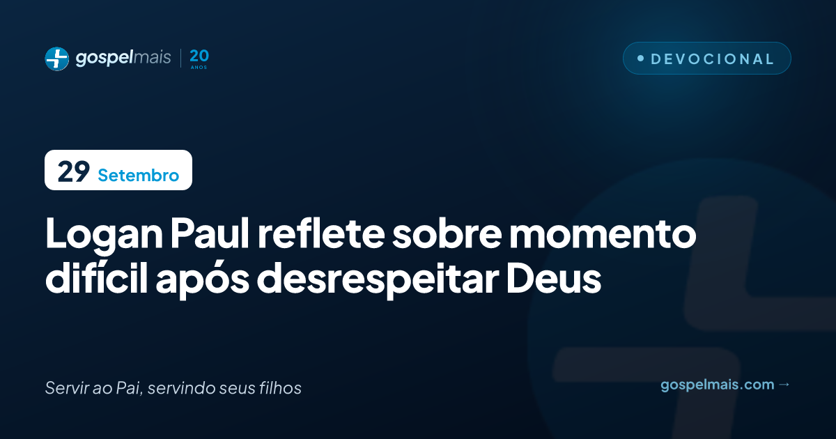 Logan Paul reflete sobre momento difícil após desrespeitar Deus